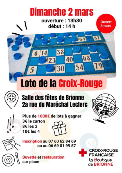 Loto Croix Rouge 03-25